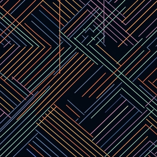lineare flache abstrakte Linien nahtlos