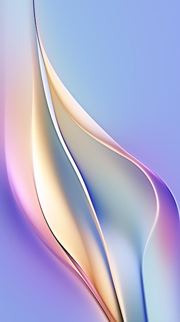 Líneas arremolinadas de colores sobre un fondo azul.