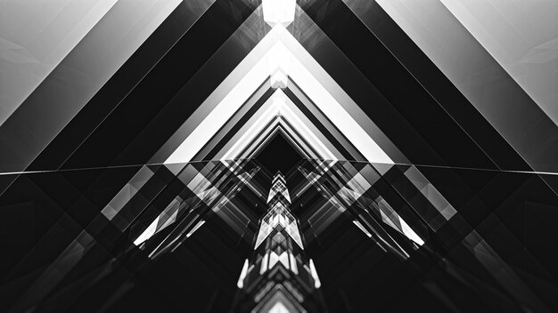 Líneas borrosas de brillo azul fondo abstracto renderizado en 3D