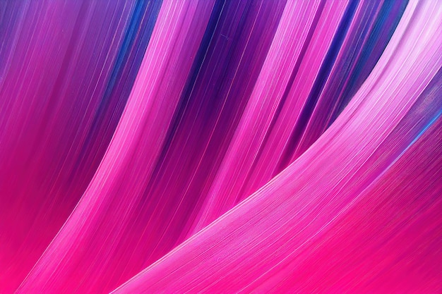 Líneas brillantes de neón rosa y azul fondo abstracto rayo láser dinámico patrón de luz fluorescente cyb