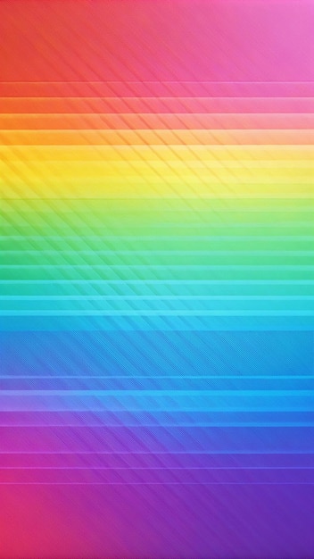 líneas de colores arco iris en un fondo blanco