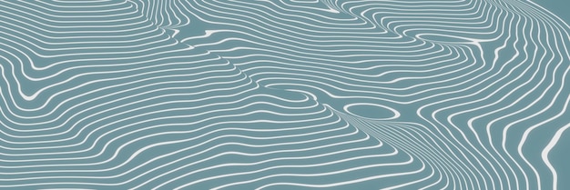 Líneas de contorno topográfico abstractas Montaña de contorno