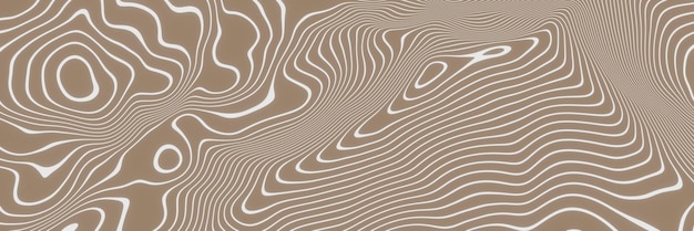 Líneas de contorno topográfico abstractas Montaña de contorno