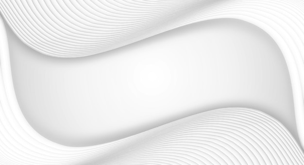 Foto líneas curvas abstractas blancas textura textura de fondo