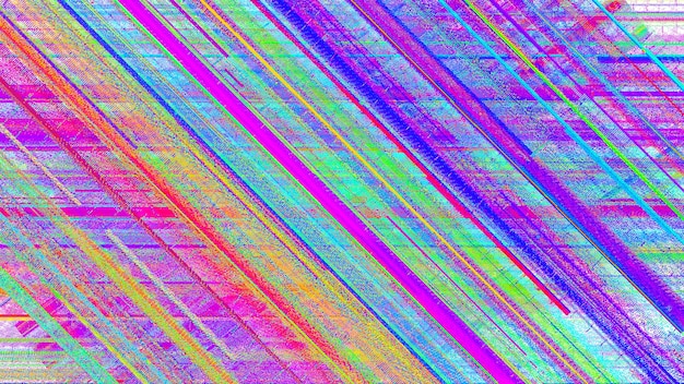 Líneas diagonales abstractas con color arco iris y composición dinámica