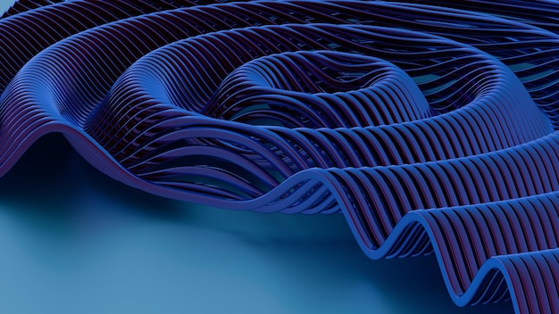 líneas y formas geométricas en colores vibrantes creando una representación visualmente dinámica y enérgica de esperanza