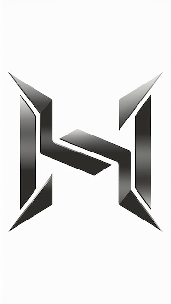 Las líneas de la letra H del logotipo, el emblema, el signo, el vector, el elemento, el icono.