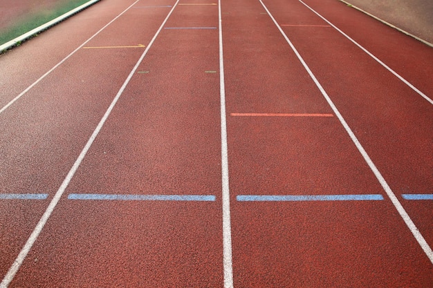 Líneas de meta - firmar en la pista de atletismo