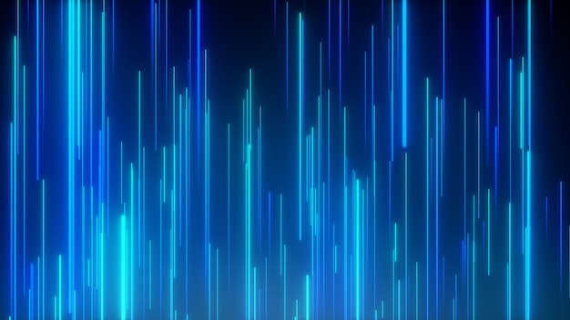 Líneas de neón direccionales abstractas fondo geométrico