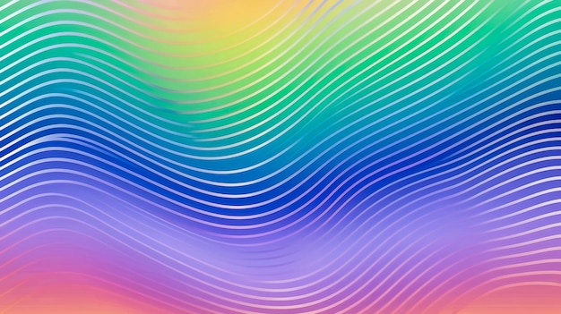 líneas de ondas coloridas abstractas fondo