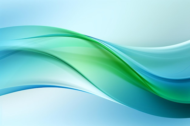 Líneas onduladas azules y verdes