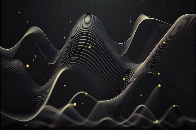 Las líneas onduladas representan un fondo abstracto con una superficie de textura muy detallada