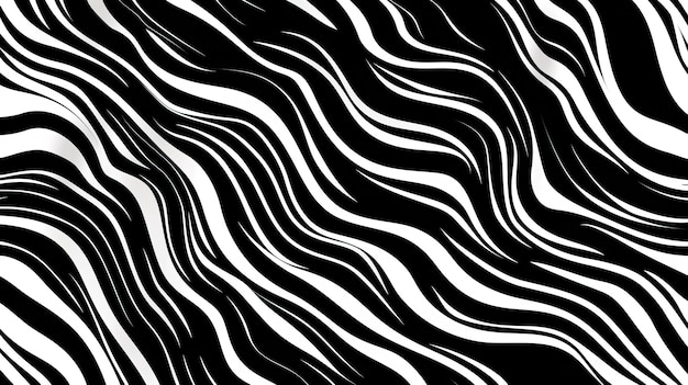 Líneas de rayas de cebras salvajes en blanco y negro