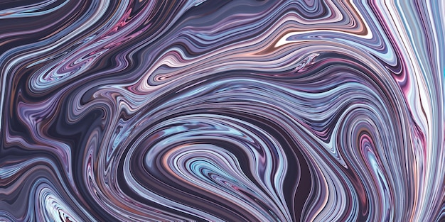 Líneas violetas de colores en movimiento de fondo abstracto Diseño de textura de mármol líquido superficie de marmoleado patrón futurista abstracto Fondo de pintura púrpura Olas Fondo de pantalla creativo con remolino