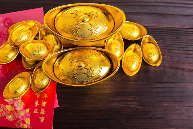 Lingotes de ouro chineses