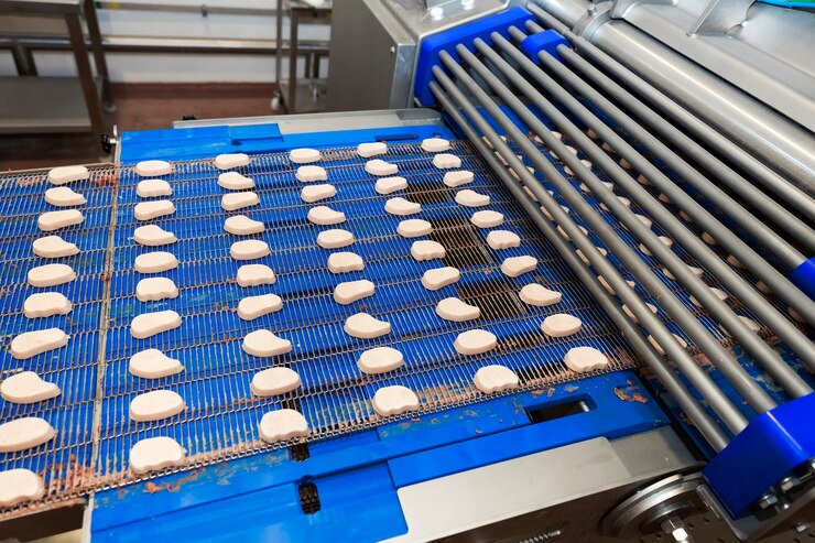 Foto linha para produção de produtos cárneos semiacabados