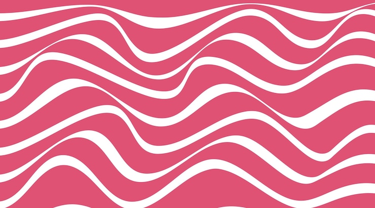 Foto linhas abstratas vermelhas arte óptica linha de onda fundo ilustração vetorial