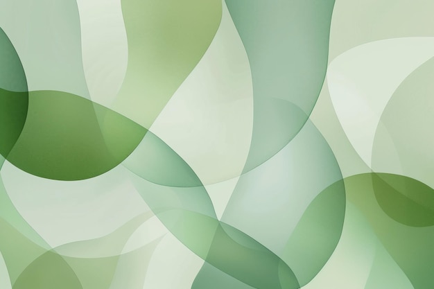 Linhas curvas em tons de verde e branco arte contemporânea papel de parede digital fundo abstrato