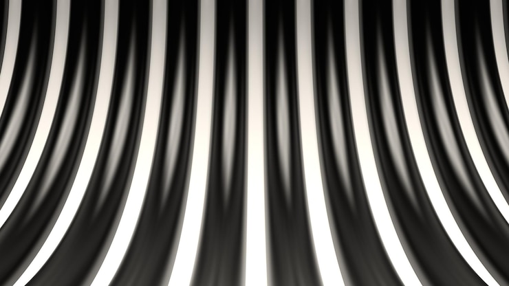 Foto linhas de estúdio de fundo abstrato mínimo iluminação leve 3d render