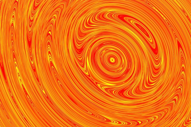 Linhas de ilustração 3D de linha laranja. Fundo geométrico, padrão.