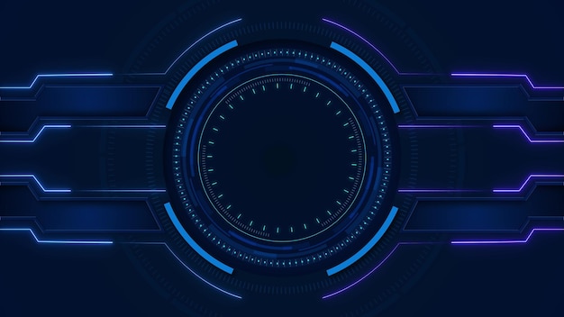 Linhas de placas de circuitos conceito de tecnologia futurista inteligência artificial criptografia de transferência de dados