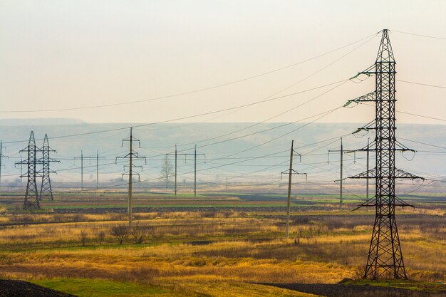 Linhas de transmissão de eletricidade