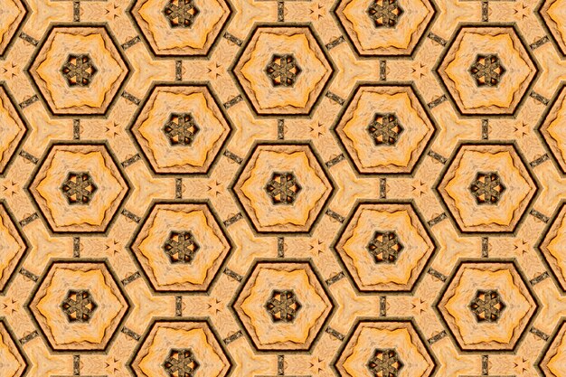 Linhas e formas simétricas de fundo laranja abstrato texturizado