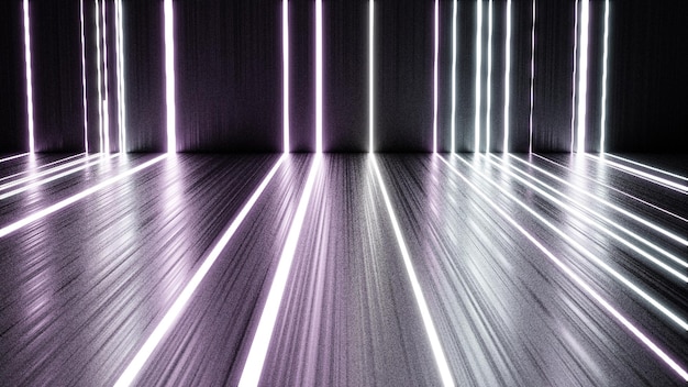 Foto linhas geométricas abstratas speed warp motion fundo neon loop wallpaper novo 2023