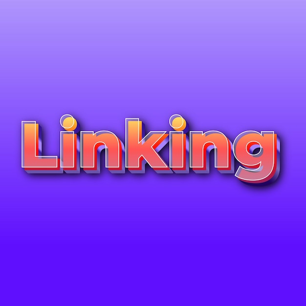 LinkingText-Effekt JPG-Farbverlauf lila Hintergrundkartenfoto