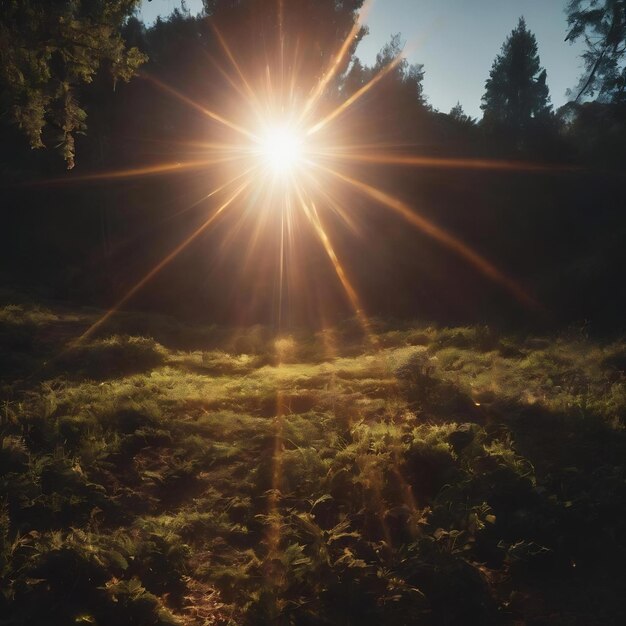 Linsenflare kinematografischer visueller Lichteffekt auf schwarzem Hintergrund