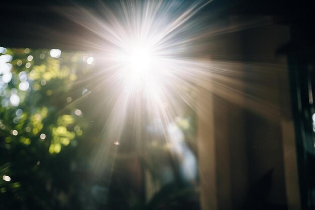 Foto linsenflare-licht