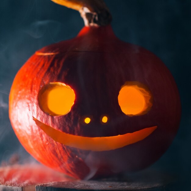 Linterna de calabaza de Halloween