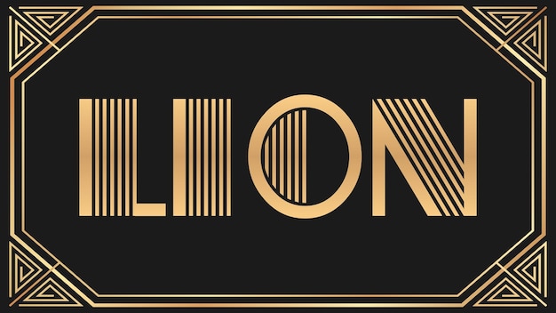 Lion Jazz Gold Texto