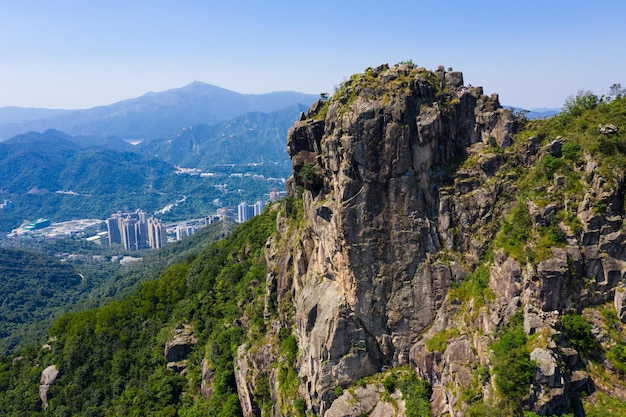 Lion Rock Mountain in Hongkong