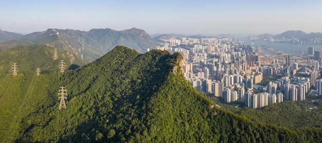 Lion rock mountain, plano panorámico