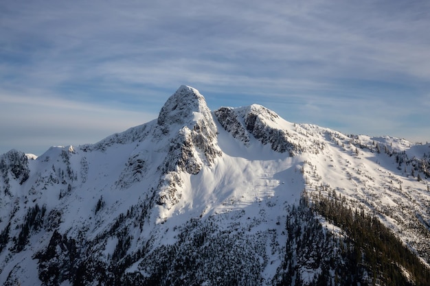 Lions Peak während der Winterzeit