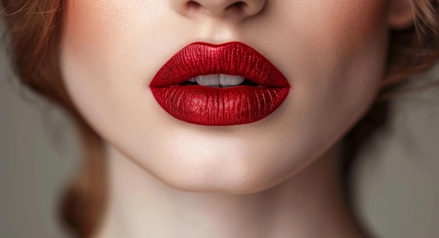 Lippenstift-Make-up von einem Kosmetiker