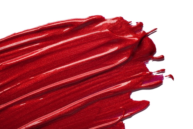 Lippenstift roter Fleck