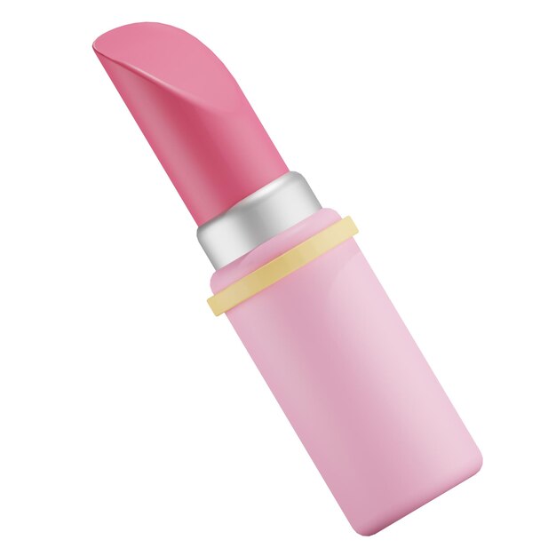 Foto lipstick cosmético en 3d