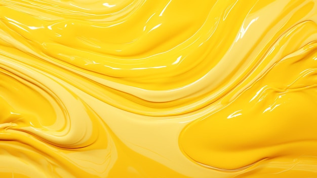 Un líquido amarillo con líneas onduladas
