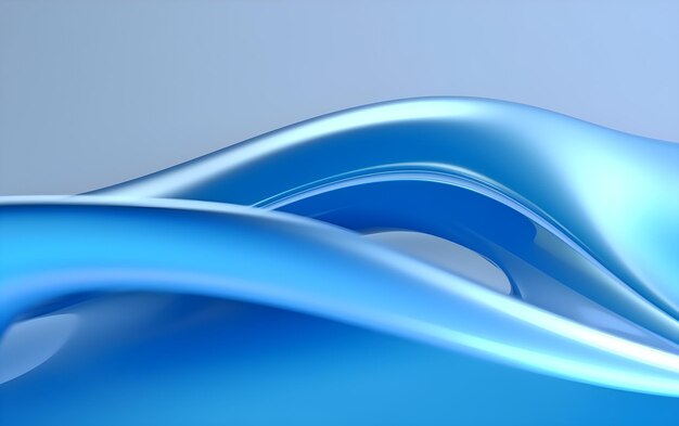 Un líquido azul ondulado