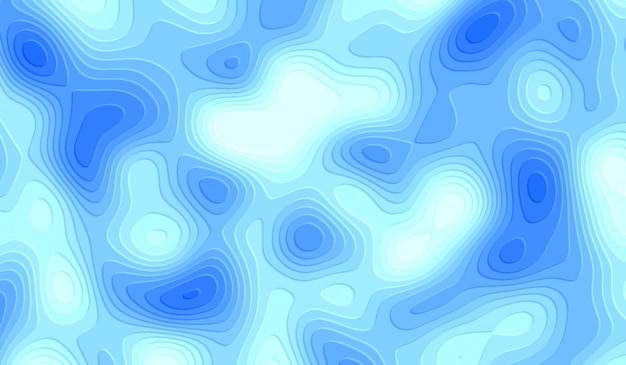 Líquido azul de tecnología digital abstracta 3D sobre fondo azul