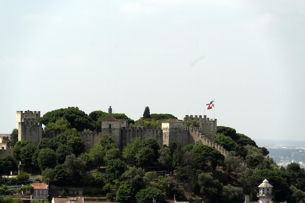 Lisboa panorama aéreo paisaje urbano