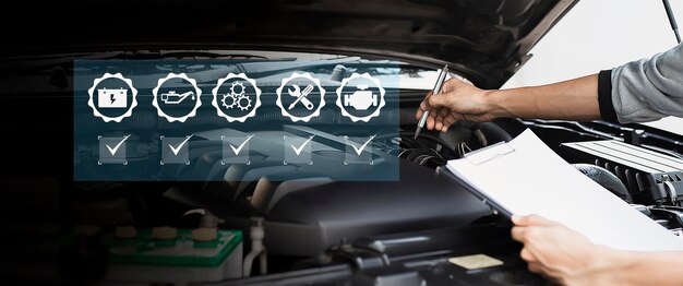 Lista de comprobación para la inspección y el mantenimiento del automóvil