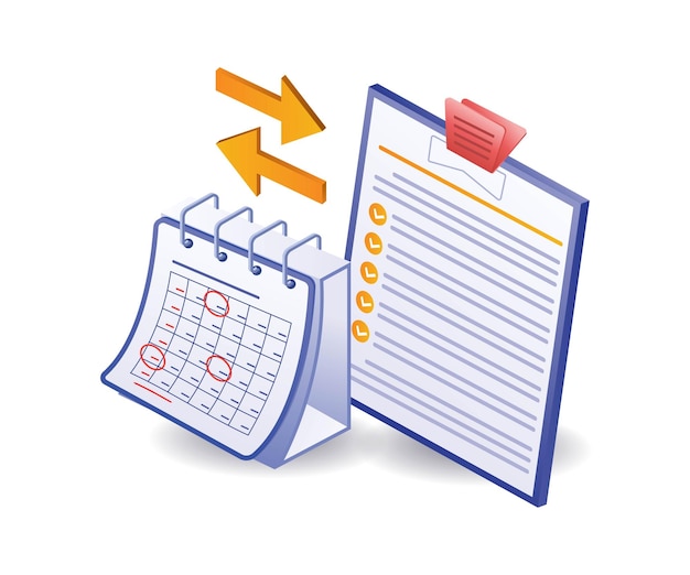 Lista de verificação do calendário do plano de negócios