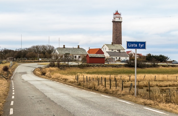 Lista fyr, farol de lista em vest-agder norway