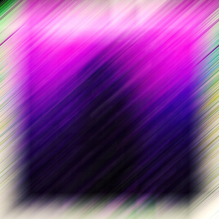 Foto listas coloridas abstratas com iluminação em fundo preto para design gráfico moderno