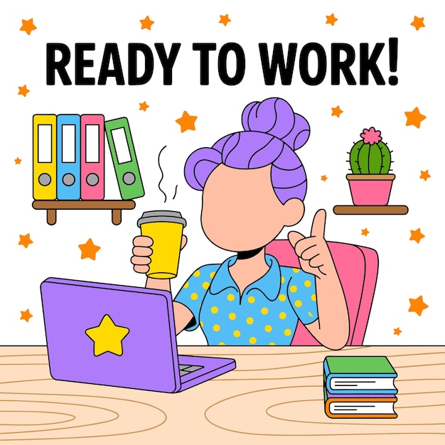 Listo para trabajar desde casa