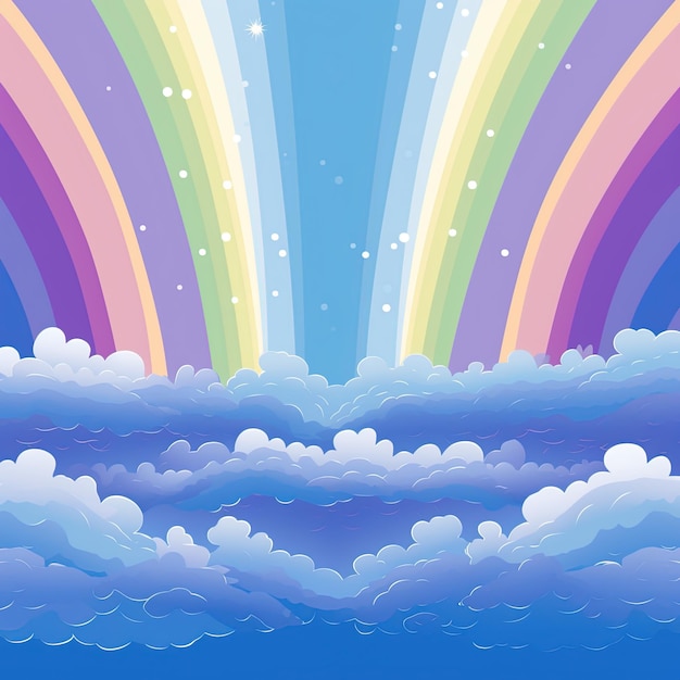 listras de arco-íris roxo no céu papel de parede arco-íris arco-Íris fundo