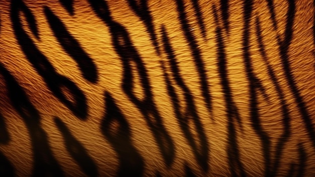 Listras de tigre textura de fundo design padrão animais selvagens gato predador Generative AI